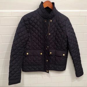 J.Crew Quilted Jacket Navy XS